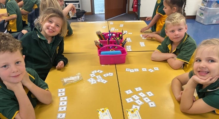 Students sitting at desk