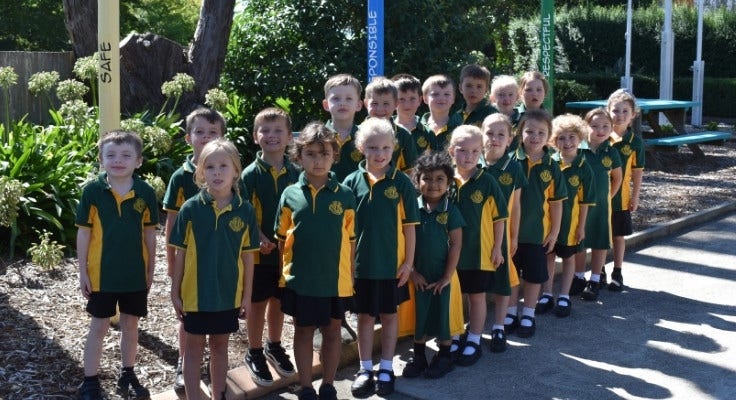 Class of kindergarten students